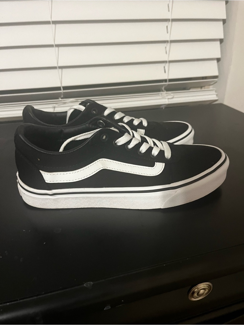 Black/White Vans